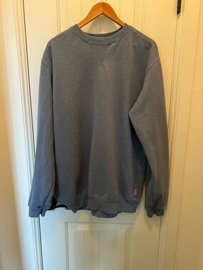 Carhartt Men's Loose Fit Crewneck Sweatshirt in Dusty Blue Size L
